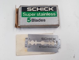 Caja de cuchillas afeitar SCHICK Super Stainless doble filo