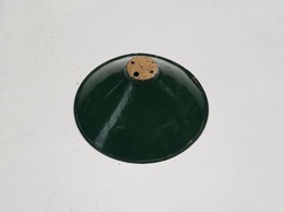 Pantallas luz esmaltadas | Verde | ⦵ 18 cm