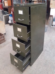 Mueble archivador 4 cajones RONEO GEMELO | Años 40