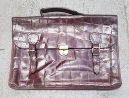 Cartera Ejecutiva en piel cocodrilo ACOSTA | Años 80