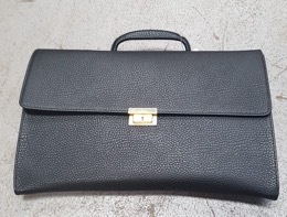 Cartera portadocumentos negra | Años 80