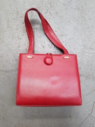 Bolso Lotusse en piel roja