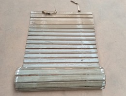 persiana enrollable madera azulada 72 x 160