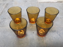 Vasos agua VERECO ambar