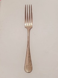 Tenedor de mesa latón plateado GALLO 4900
