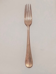Tenedor de mesa alpaca pulida extra blanca contrastada PORKET