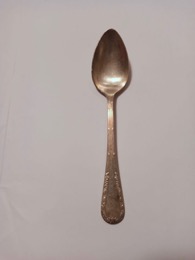 Cuchara de postre alpaca plateada GALLO 96 gr