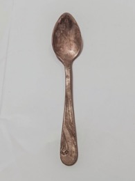 Cuchara de café ennegrecida