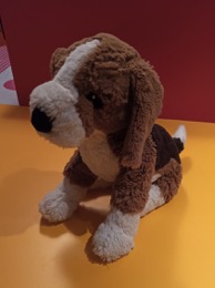 Peluche Perro Tricolor