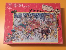 Puzzle 1000 pcs JUMBO Merry Christmas