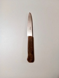 Cuchillo mondador IPAYA | h/inox 98 mm | Mango madera | 19 cm