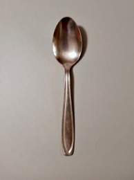 Cuchara de mesa en acero inoxidale sin contraste | 19,5 cm
