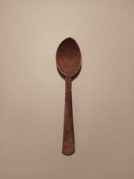 Cuchara de cocina en madera oscura | 20 cm 