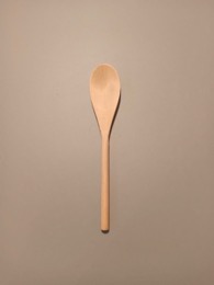 Cuchara cocina en madera color natural | 21,5 cm