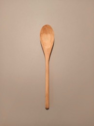 Cuchara cocina en madera color natural | 22 cm
