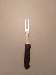 Tenedor para carne con empuñadura en color negro | 23,5 cm