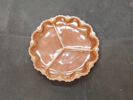 Plato opalina nacarada para aperitivo ⦵ 25 cm