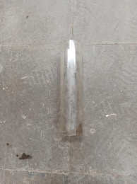 Tulipa | Cristal protector recto para candil