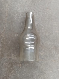 Tulipa | Cristal protector abombado achatado para candil