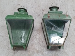 Faroles de exterior para vela ó quinqué