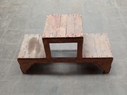 Peldaño madera escalonado tipo podio | 96 x 38 x h 50 cm