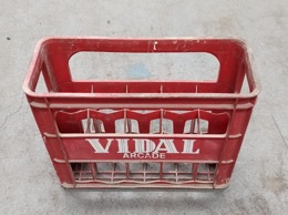 Caja 10 envases 1 L | VIDAL ARCADE | Rojo 