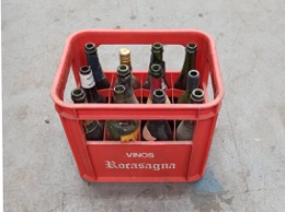 Caja 12 envases 1 L | VINOS ROCASAGNA con botellas varias
