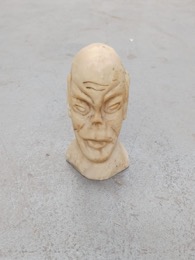 Talla | Escultura cabeza alabastro
