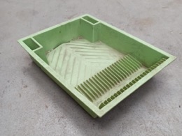 Escurridor platos en pvc verde