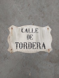 Ficticio placa Calle de Tordera | 55 x 35,5 cm
