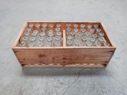 Caja madera botellines vermouth KALTY