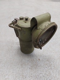 Luz de carburo para bicicleta | Verde