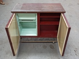 Armario cocina con nevera integrada | 111 x 50 x h 84 cm