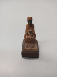 Imagen Virgen de  Montserrat en trono | 6 x 2 cm