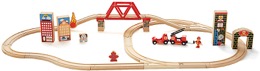 Circuito Tren de madera Bomberos BRIO 33013 |  City Rescue Set