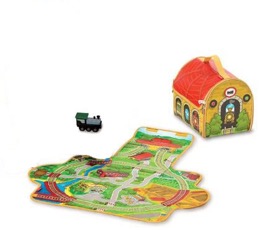 Bolsa Tapete juego zip bin train depot_ NEAT OH! | 28 x 24 x 23 cm