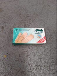 Caja apósitos plásticos FAMOS | Surtido | Años 90