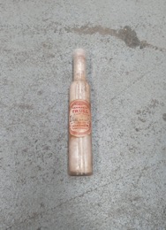 Bote cristal Potasa Caústica FARMACIA TRULL | ∅ 2,5 x h17 cm