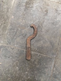 Llave de gancho | 7 x 1 x h 20