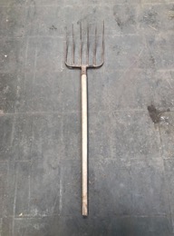 Horca de hierro _Bieldo 6 puntas | long 123 | Bieldo 26 x h 40 cm