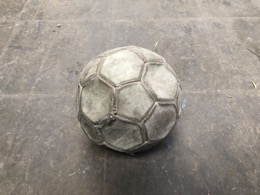 Balón de cuero patrón hexagonal | ∅ 20 cm