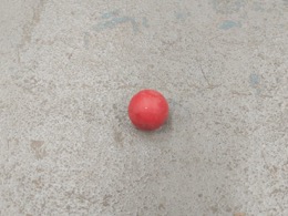 Boliche de petanca rojo | ⦵ 3 cm