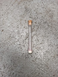 Tubo de ensayo con muestra | ⦵1 x h 10 cm