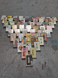 Lote cintas de cassette años 70