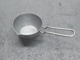 Cazo de aluminio | ⦵ 10 x 20 x h 6 cm