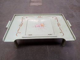 Bandeja de cama con atril inclinable | Con patas 66 x 41 x h 22 cm