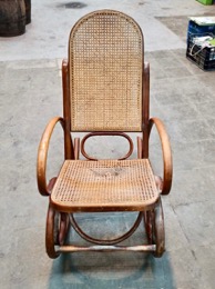 Balancín madera con rejilla | Asiento roto | 100 x 52 x h 100 cm