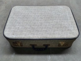 Maleta grande de cartón forrado jaspeado | 58 x 18 x h 47cm