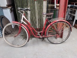 Bicicleta de varillas BH Gazelle Special señora | Rojo_Blanca | Años 60