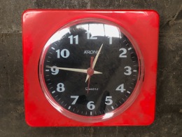Reloj de pared ATRONIC Quarz Rojo